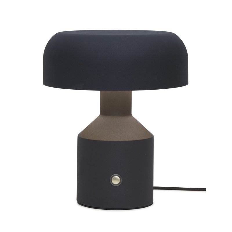 it's about RoMi-collectie Table lamp iron Porto h.30x25cm, black