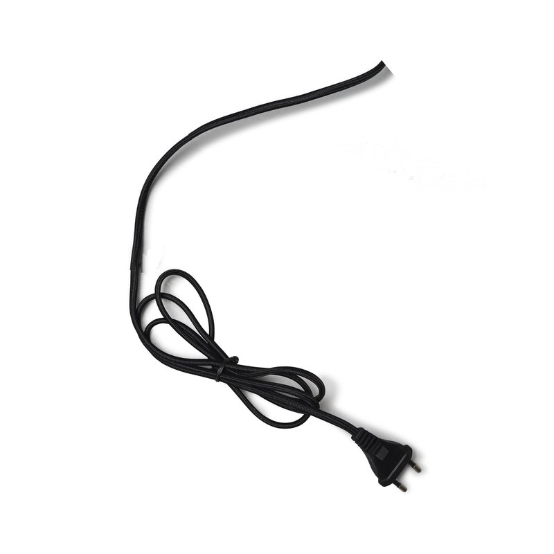 it's about RoMi-collectie Table lamp iron Porto h.30x25cm, black