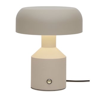 it's about RoMi Table lamp iron Porto h.30x25cm, sand