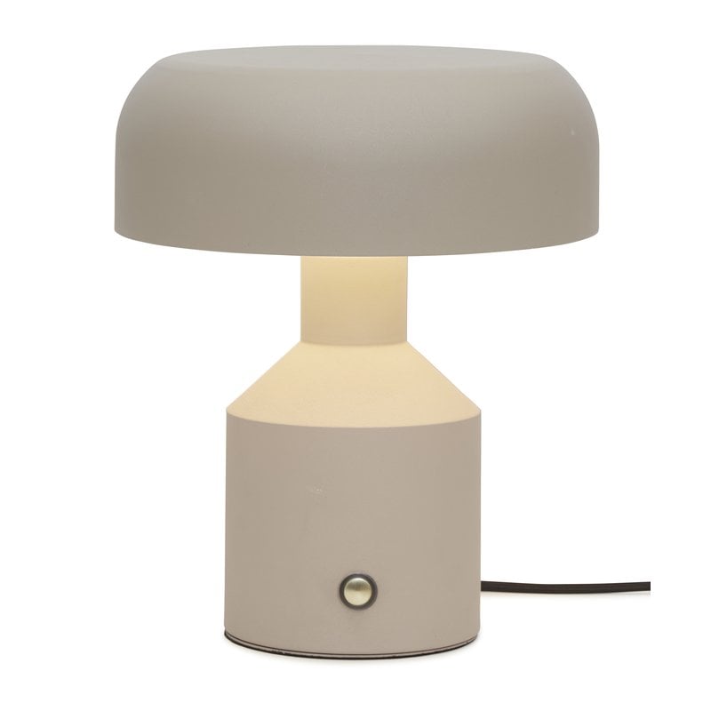 it's about RoMi-collectie Table lamp iron Porto h.30x25cm, sand