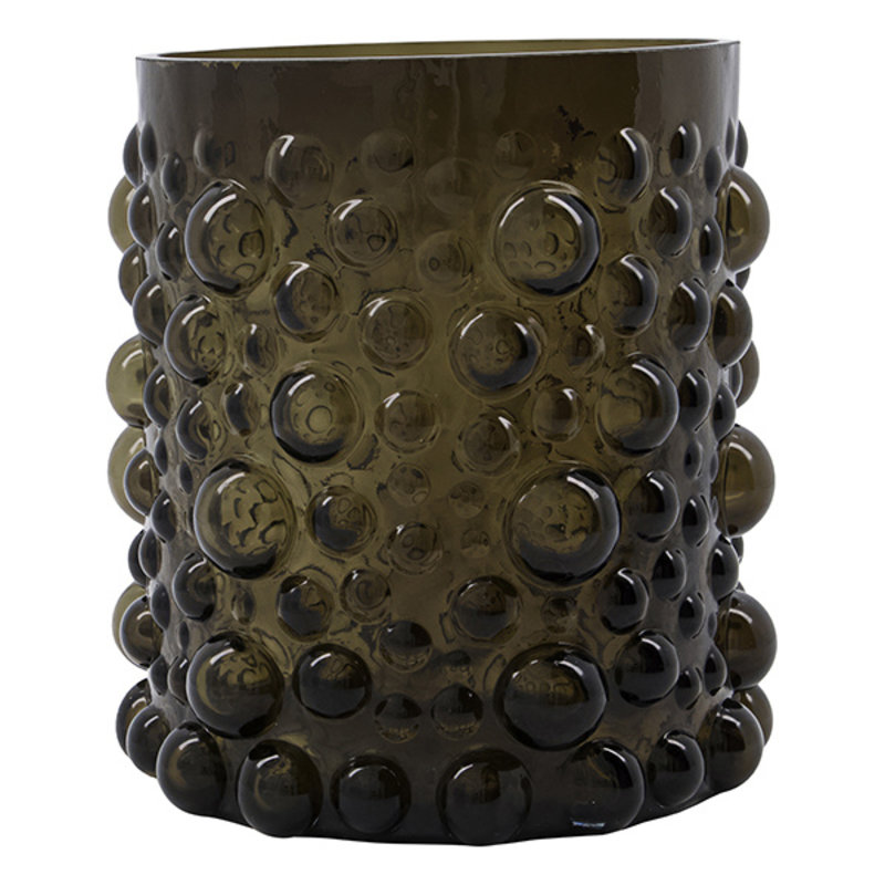 House Doctor-collectie Vase Foam brown 19 cm