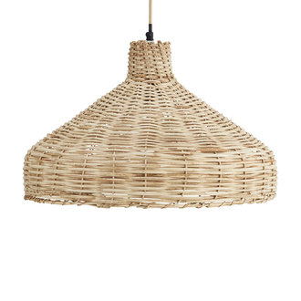 Madam Stoltz Hanglamp van gevlochten rattan