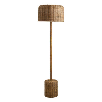Nordal CANE rattan, floor lamp, natural