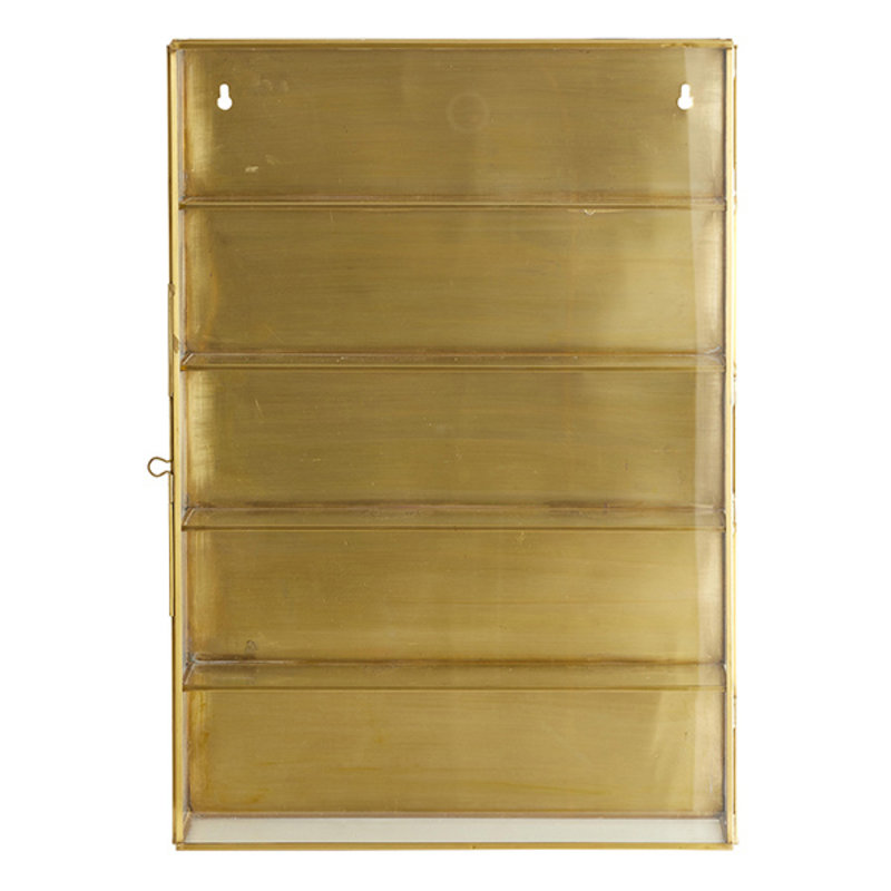 Nordal-collectie ADA wall cabinet, M, 4 shelves, gold