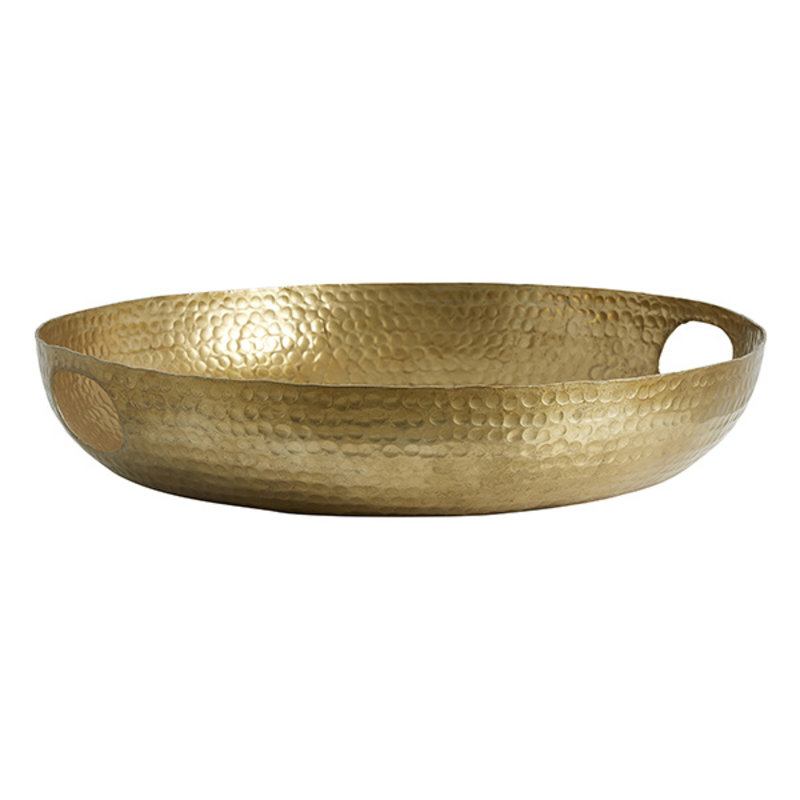 Nordal-collectie LAIKA round tray, S, gold