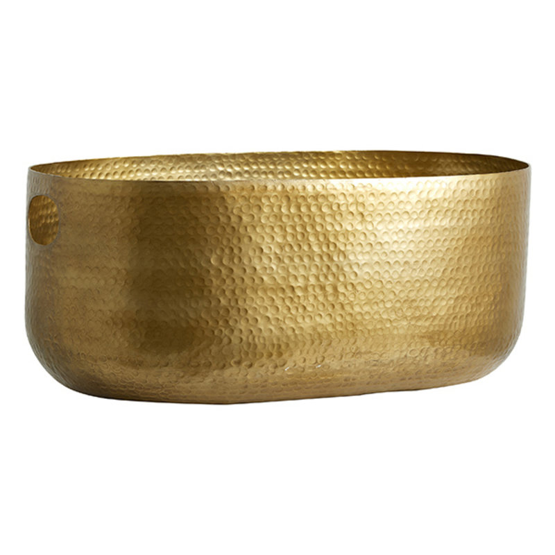 Nordal-collectie LAIKA oval tray, M, gold
