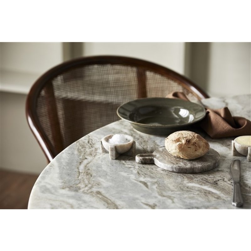 Nordal-collectie MERIAN salt dish, brown marble