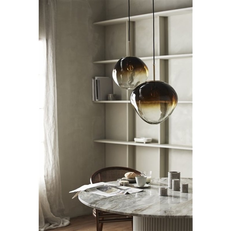 Nordal-collectie EDFU pendant lamp,S, brown