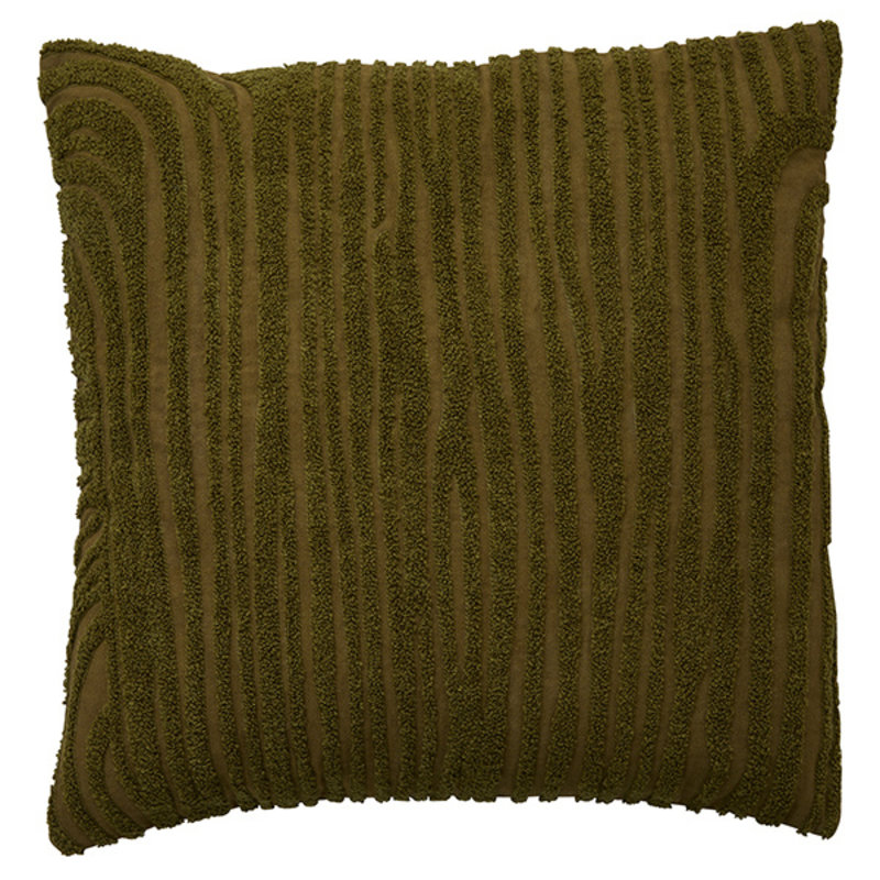 Nordal-collectie ELODIE cushion cover, dark green