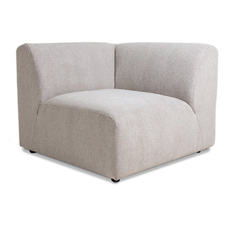 HKLIVING jax couch: element right end, sneak, light grey