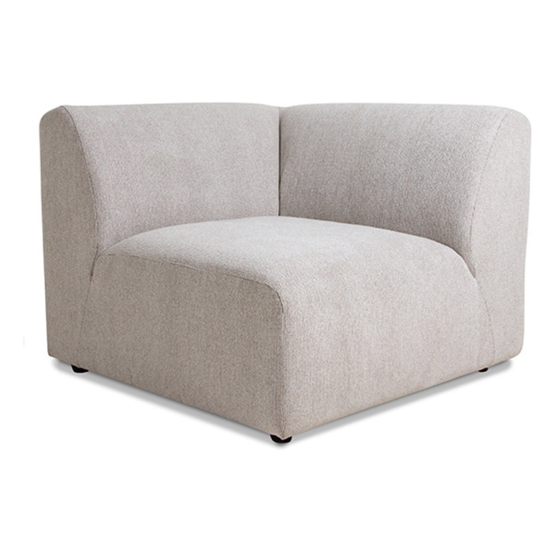 HKLIVING-collectie jax couch: element right end, sneak, light grey