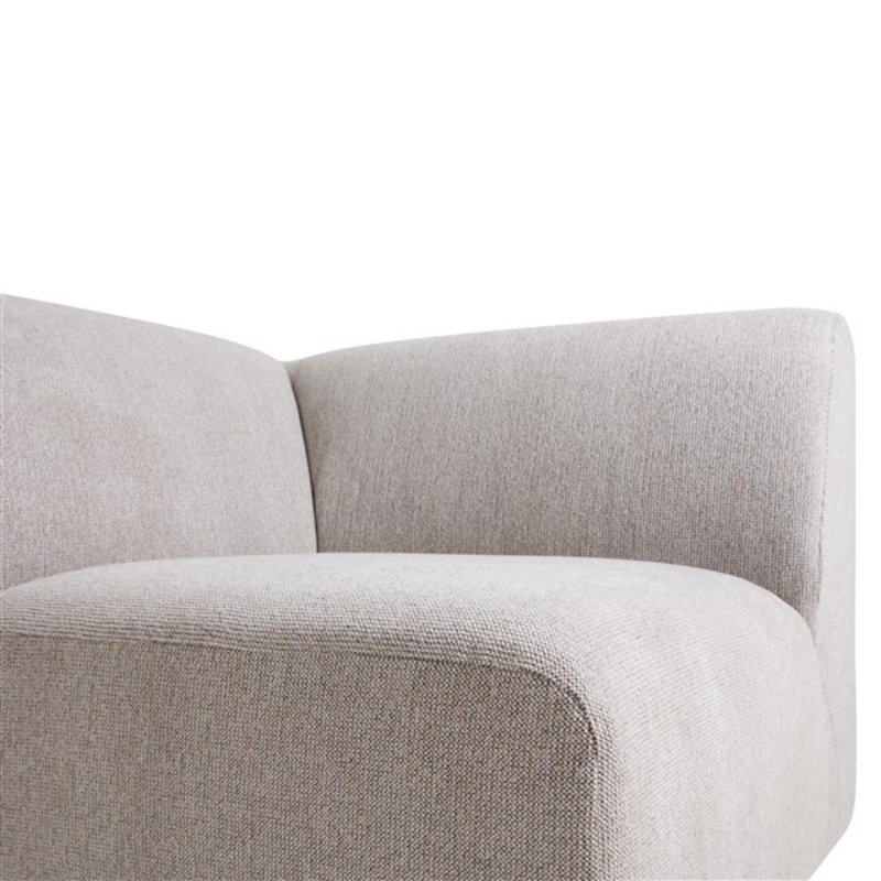 HKliving-collectie jax couch: element right end, sneak, light grey