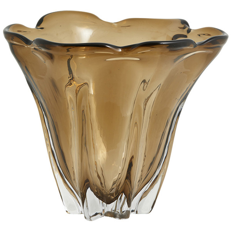 Nordal-collectie FLOTTA vase, brown