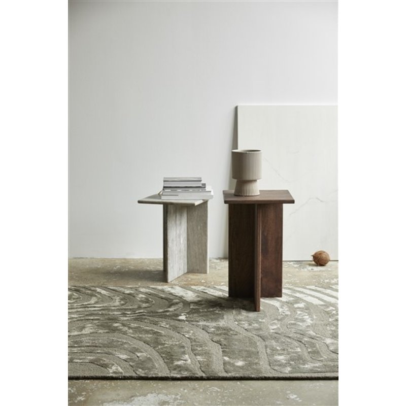 Nordal-collectie GLINA high tables, wood/marble