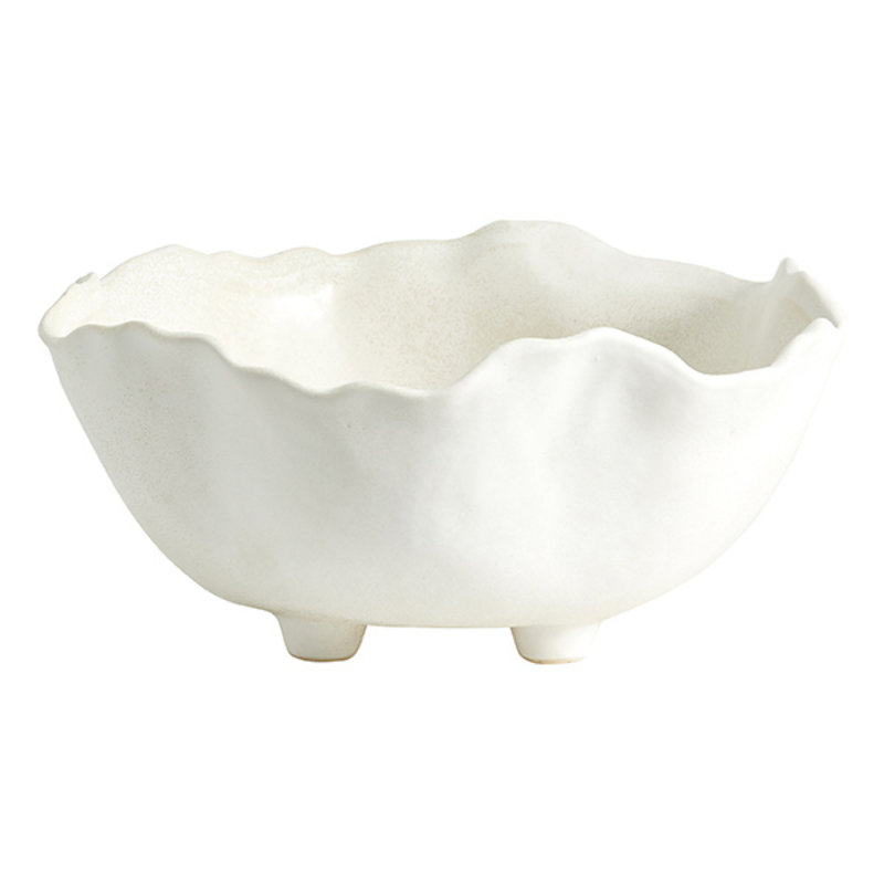 Nordal-collectie KAUAI bowl, S, offwhite