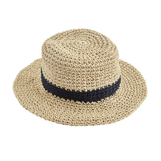 Madam Stoltz Crochet paper rope hat