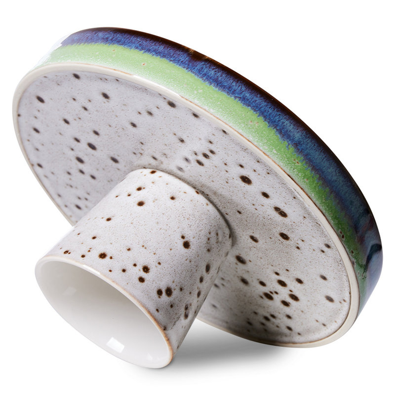 HKLIVING-collectie 70s servies taartplateau comet