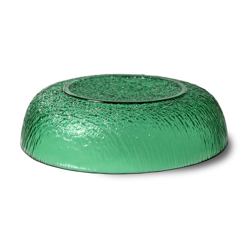 HKLIVING-collectie the emeralds: glass salad bowl, green