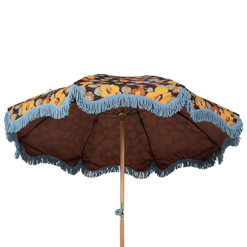 HKLIVING-collectie beach umbrella 'floral energy'