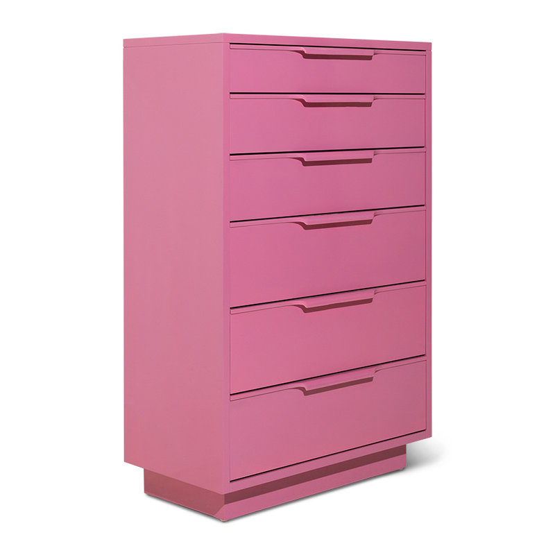 HKliving-collectie chest of drawers, hot pink