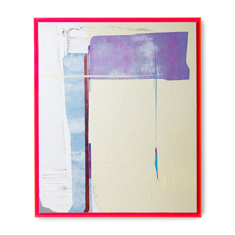 HKLIVING-collectie Schilderij incl lijst 'days in the city' 127x152 cm