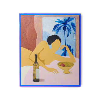 HKLIVING Schilderij incl lijst 'catch my drift' 107x127 cm