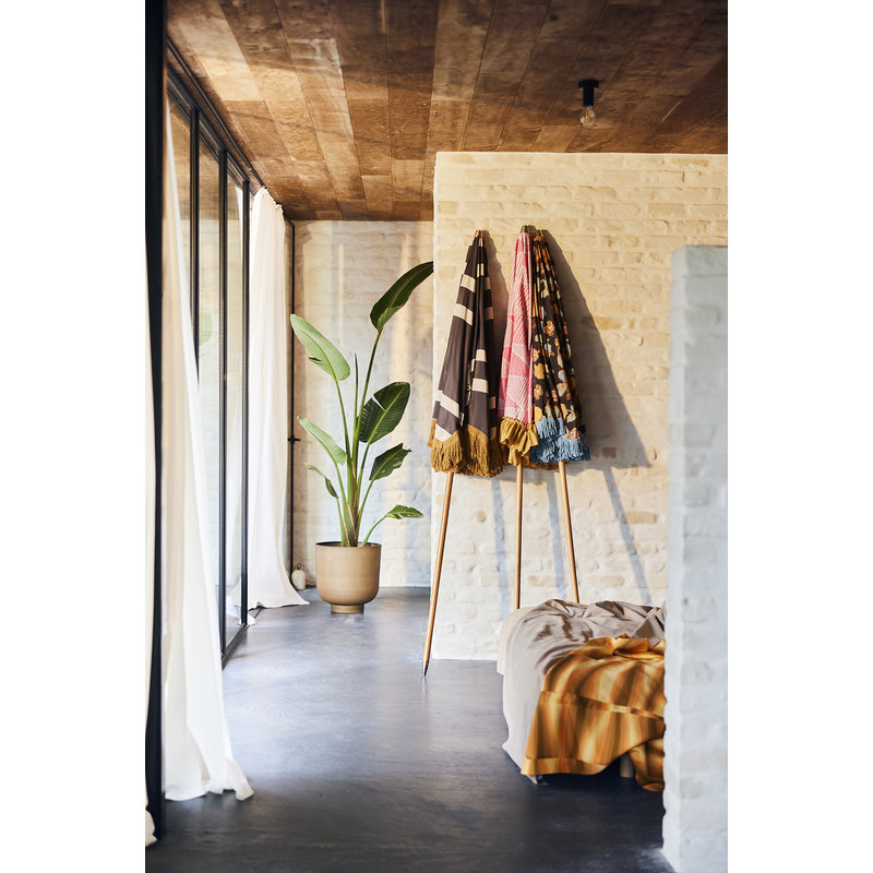HKLIVING-collectie Strand parasol 'floral energy'