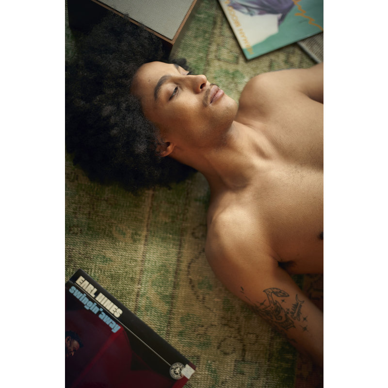 HKLIVING-collectie wool knotted rug green (200x300)