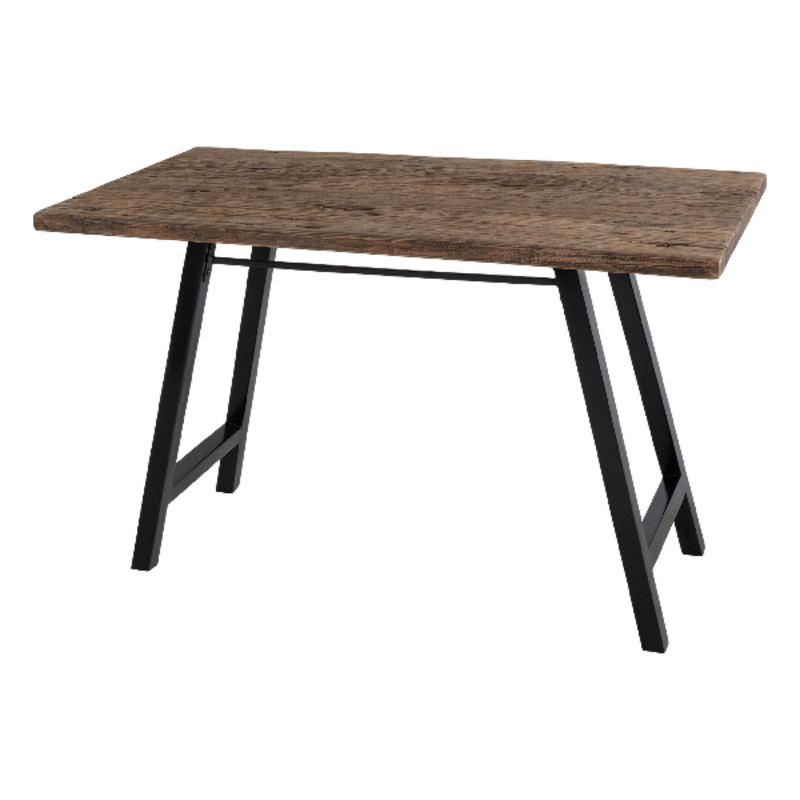 Urban Nature Culture-collectie office desk reclaimed wood and acacia black/natural