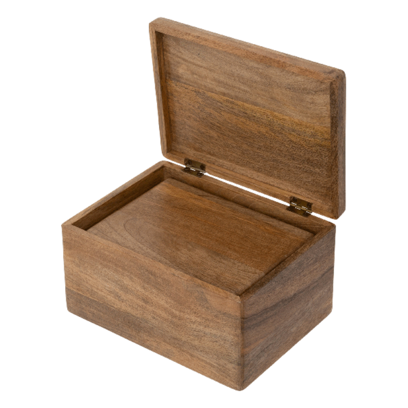 Urban Nature Culture-collectie Mangohouten box naturel - set van 2