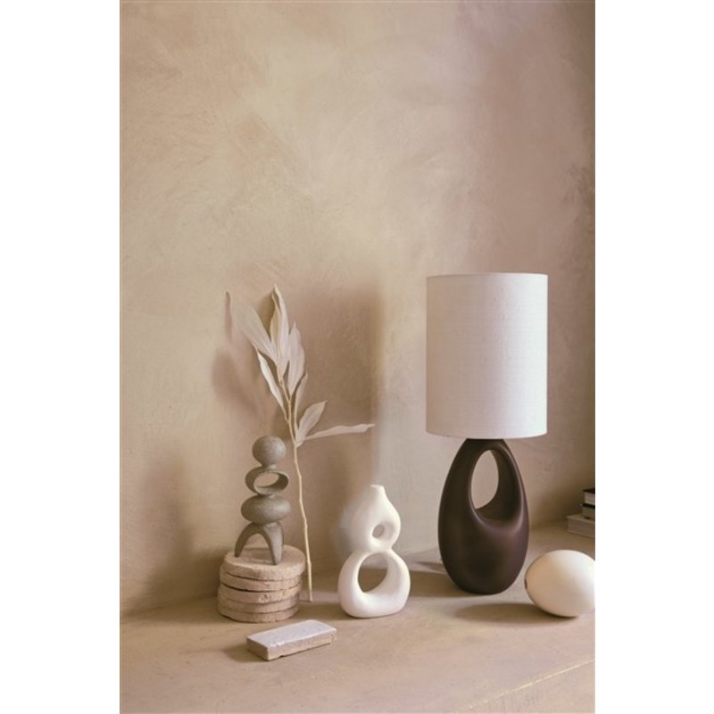 Urban Nature Culture-collectie Lamp Re-discover L donkerbruin/wit