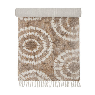Bloomingville Sada Rug, Brown, Cotton