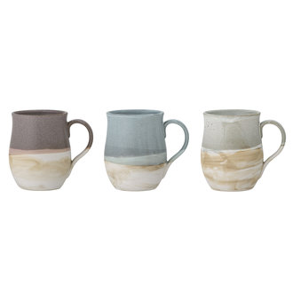 Bloomingville Mok Ash - set van 3