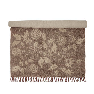 Bloomingville Malu Rug, Brown, Cotton