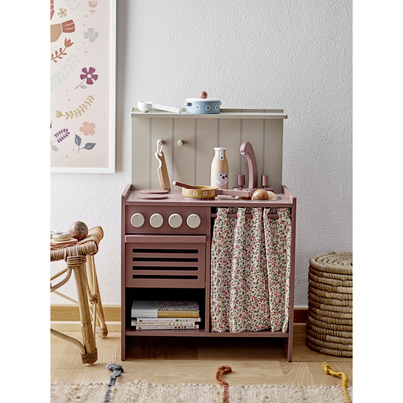 Bloomingville-collectie Pippi Mini Stove, Brown, MDF