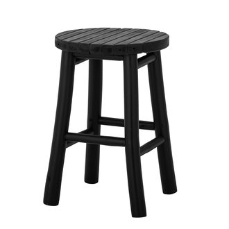 Bloomingville Bilbo Stool, Black, Bamboo