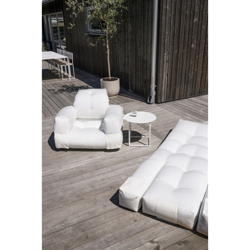 Karup-collectie Outdoor lounge stoel Hippo Out wit