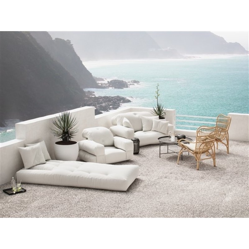 Karup-collectie Outdoor sofa Hippo Out white