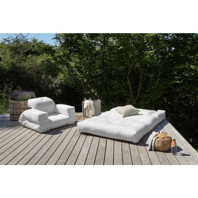 Karup-collectie Outdoor sofa Hippo Out wit