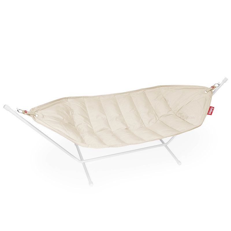 Fatboy-collectie Hangmat  superb sahara incl. kussen en standaard lichtgrijs