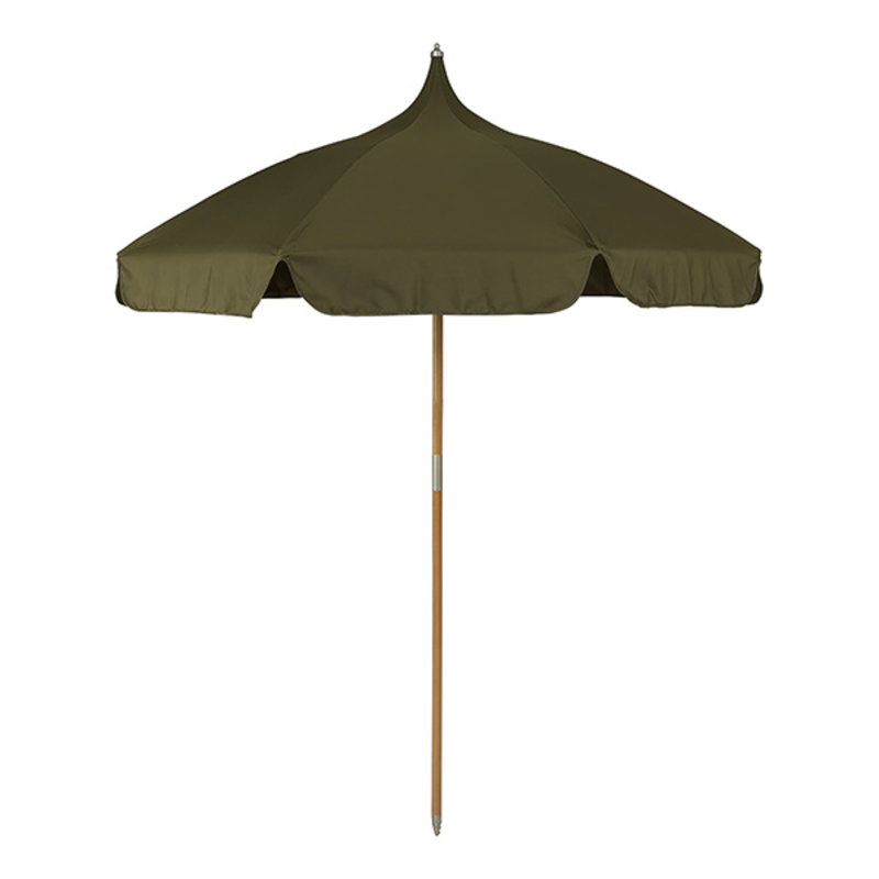 ferm LIVING-collectie Parasol Lull Military Olijf