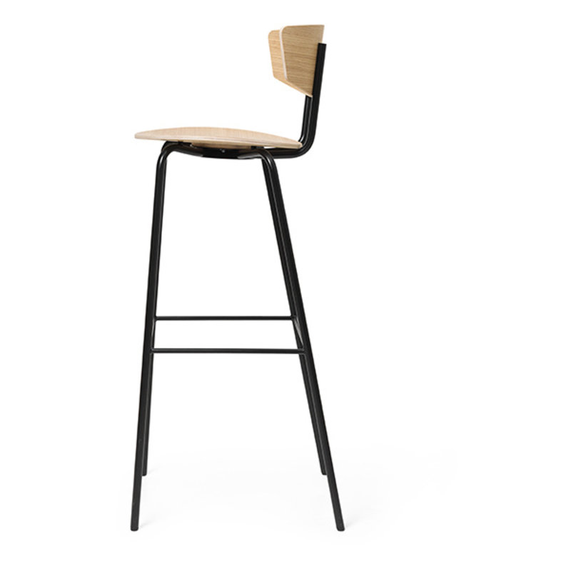 ferm LIVING-collectie Herman Counter barkruk wit geolied Eiken