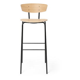 ferm LIVING Herman Bar Chair - White Oiled Oak