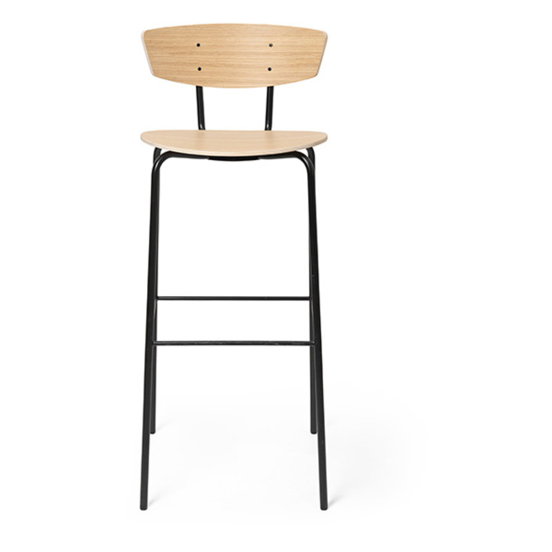 ferm LIVING-collectie Barkruk Herman White geolied Eiken