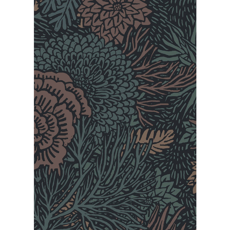 KEK Amsterdam-collectie Floor Rieder behang botanisch patroon