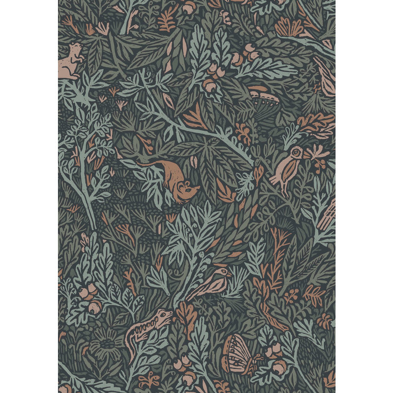 KEK Amsterdam-collectie Floor Rieder behang botanisch patroon