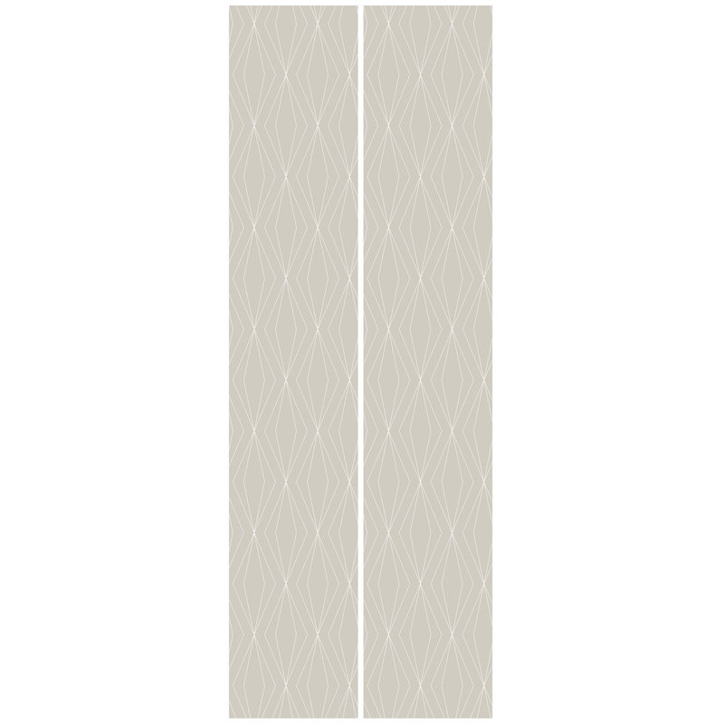KEK Amsterdam-collectie Behang met grafische lijnen beige