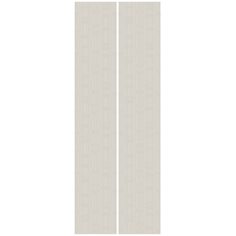 KEK Amsterdam-collectie behang met grafische lijnen behang met grafische lijnen beige