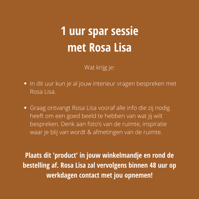 1 uur spar sessie met Rosa Lisa