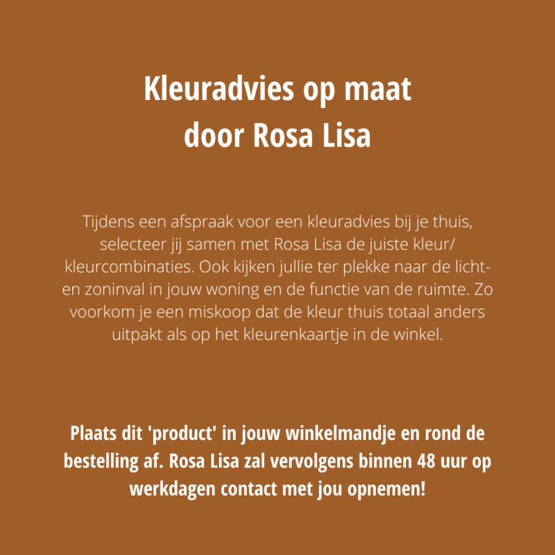 Kleuradvies op maat door Rosa Lisa